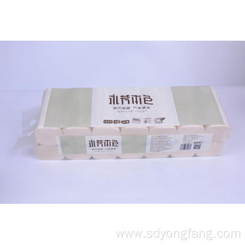 Natural Pulp Color Roll Toilet Papers 1500g